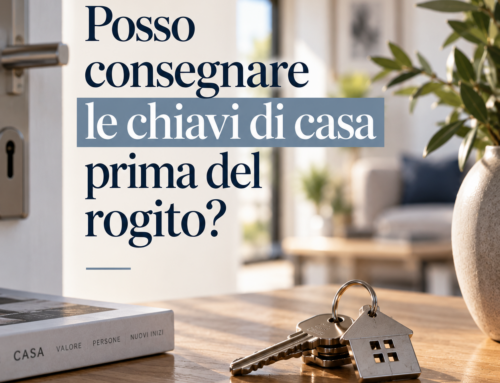 Posso consegnare le chiavi di casa prima del rogito?
